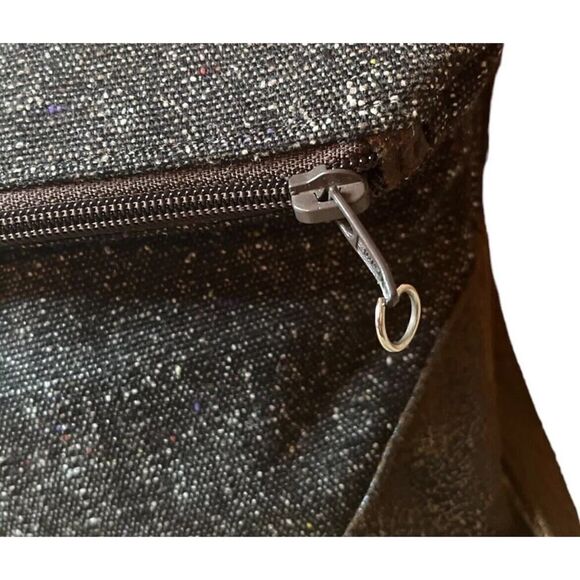 Cheri Demeter Handmade Messenger Bag Purse Folding Full Zip Adjustable - Picture 2 of 7